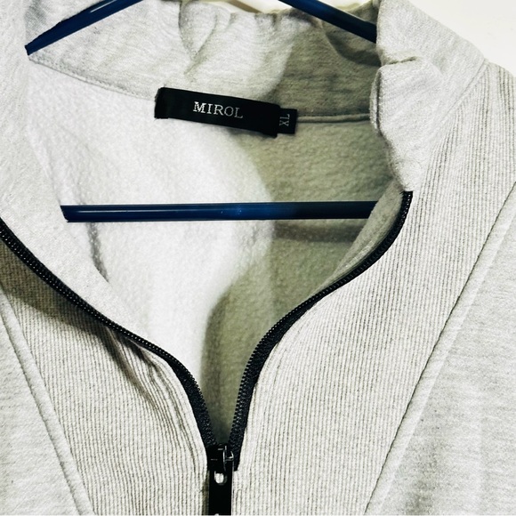 MIROL Gray Half-Zip Pullover – Size XL - Picture 2 of 2